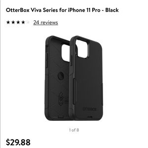 Black Otter Box Viva Series for iPhone Pro small